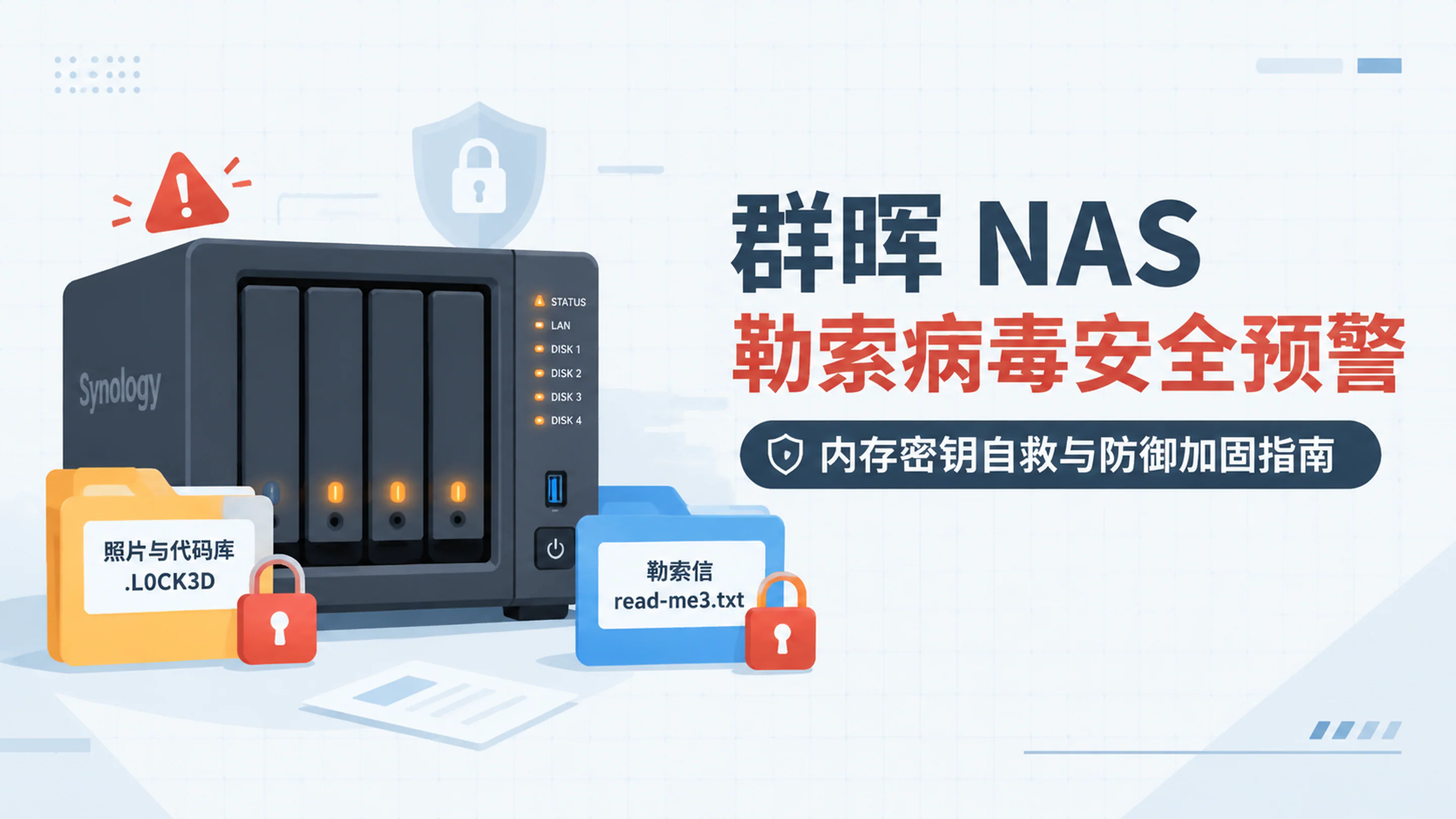 群晖 NAS 突发 C3RB3R 勒索病毒，最新 DSM 7.4.1 中招真相与内存提取密钥自救指南